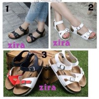 sandal sepatu wanita crocs flipflop zira