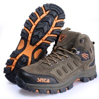 Sepatu Gunung/Trekking/Hiking/Adventure Merk SNTA 467 GREEN ORANGE