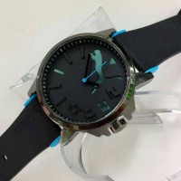 JAM TANGAN PRIA PUMA ULTRASIZE RUBBER HITAM GREY BIRU *KW*