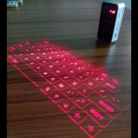 Jual Keyboard phone Virtual Laser Projection Bluetooth Black Murah