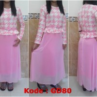 Gamis Sifon Syari | Gamis Cantik | GD80
