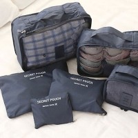 Jual Monopoly Travel 6 in 1 Bags in bag Travel Organizer ( 1set = 6 bags ) Murah