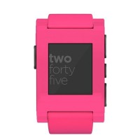 Pebble Limited Edition Classic Neon Smartwatch - Pink