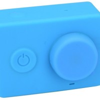 Jual silicone silikon case + penutup lensa lens cap xiaomi yi Murah