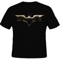Jual Kaos Distro Murah Logo Batman Emas - VR Kaos Murah