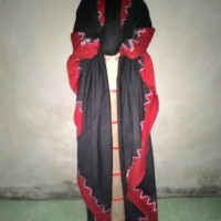 Jual Blangkon Jawa Hitam List Merah Koncer 75cm Murah