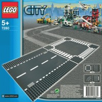 Jual LEGO # 7280 CITY - SUPPLEMENTAL STRAIGHT & CROSSROAD PLATES - JALAN Murah