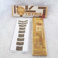 Jual Mainan Puzzle Tetris Kayu Murah