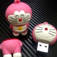 Jual 2181 USB FLASHDISK UNIK BONEKA KARAKTER LUCU DORAEMON PINK - BUS0127 - Murah