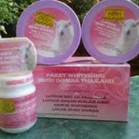 Jual Susu Domba Lotion/Lulur Pemutih Kulit Tubuh-Wajah-ungu Murah