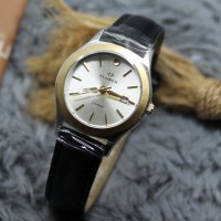 JAM TANGAN WANITA HEGNER 317 BLACK LIST GOLD WHITE-ORIGINAL