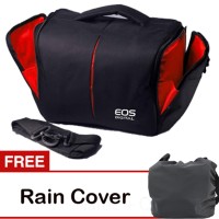 Jual Tas Kamera Canon Eos Hitam Seri T Free Rain Cover Murah