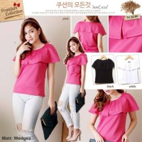 Jual YC8280 I'm Carol Cute Ruffle Top Murah