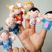 Jual Boneka Jari Family Lucu 1 Set Murah