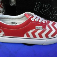 sepatu vans era belang murah warna merah + box