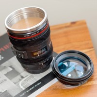 Tutup Transparan Lens Cup / Mug / Gelas / Botol / Lensa Canon 24-105
