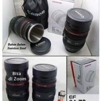 Jual Gelas / Mug / Cup / Lensa Replika Canon 24-70mm F2.4L Zoom Stainless Murah