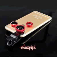 Jual Universal Clip Lens 3 in 1 Macro, Wide, & Fish Eye Murah