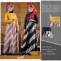Jual Larasati Gamis Batik, Baju pesta batik,Baju kerja batik,Hijab modern Murah