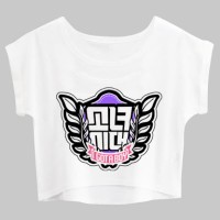 Jual kaos croptee SNSD logo artis korea desain custom Murah