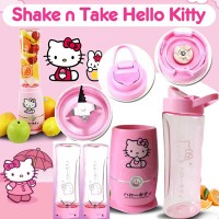 Jual Shake n Take Hello Kitty 2 cup/gelas Juicer Blender Kitty Blend and Go Murah
