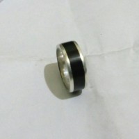 cincin kawin, tunangan, pernikahan emas perak palladium hitam permanen