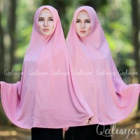 Basic Khimar Jersey Jeruk By Qalisya Hijab