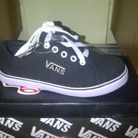Sepatu Kets Casual Anak, VANS ASC Tg Black White. (Replika KW Super )