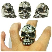 Skull Ring Titanium Grosir Murah Jakarta Cincin Tengkorak