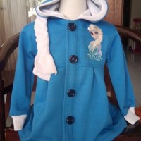 Jual Jaket Anak Frozen Biru Murah