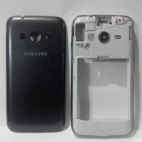 Casing Samsung Galaxy V G313H / ace 4 Fullset - Black & white