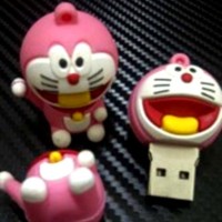 Jual FLASHDISK UNIK DORAEMON PINK - BUS0125 - 8GB BONEKA KARAKTER LUCU Murah