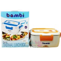 Jual Rantang Lunch Box Dengan Pemanas Elektrik Bambi - PMA47 Murah