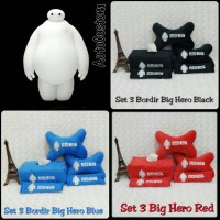 Jual Bantal Mobil 3 in 1 BIG HERO 6 Balck, Red or Blue Murah