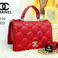 tas branded sale CHANEL LUNA MAYA 6216# Bahan Embos Semi premium