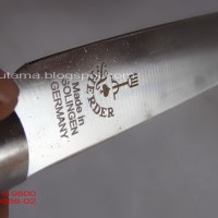 Pisau Solingen Herder cap garpu original