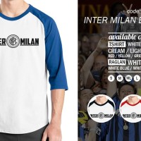 KAOS INTER MILAN EDITION 02 RAGLAN MURAH | KAOS DISTRO MURAH | RABBANI