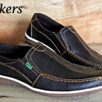 Sepatu Pria Kickers Slop Santai Kulit Jeruk Grade Original Murah# 845