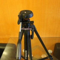 Tripod Excell Motto 2810 Untuk Kamera Canon Nikon Mirorrless Hitam