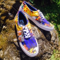 sepatu vans / sepatu van's / sepatu slip on / sepatu full print
