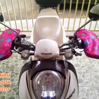 SARUNG TANGAN MOTOR ANTI PANAS PINK