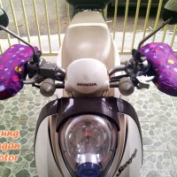 SARUNG TANGAN MOTOR ANTI PANAS UNGU