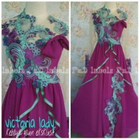 DRESS kebaya brukat kondangan pernikahan wisuda prewed prawed nikah