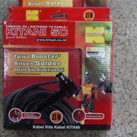 Kabel antena TV tanpa booster Kitani 5C, panjang 25M Merk KITANI