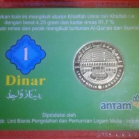 Jual Koin Dinar Emas Antam 4.25 gram 22 Karat Bergaransi Buyback Murah