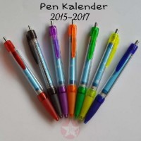 Jual Souvenir Pulpen Pen Bolpoin Kalender 2016-2017 Promosi Murah