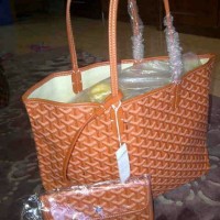 JUAL TAS GOYARD SHOPPER MEDIUM OREN MIRROR QUALITY 1:1 ORIGINAL
