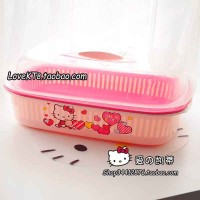 0577 rak piring hellokitty (ada tutup)