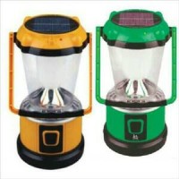 Jual lentera camping / emergency lamp + power bank + solar panel Murah