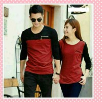 Jual baju kaos couple lengan panjang Murah